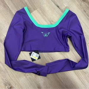 PUMA x Dua Lipa longsleeve crop tee/swimsuit